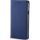 Samsung Galaxy A12 / A12 Nacho / M12 SM-A125F / A127F / M127F, Oldalra nyíló tok, stand, Smart Magnet, sötétkék