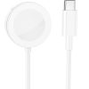 Apple Watch töltő, USB Type-C kábellel, 120 cm, 1.75W, mágneses, Borofone BQ13C, fehér