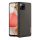 Samsung Galaxy A42 5G / M42 5G SM-A426B / M426B, Műanyag hátlap védőtok + szilikon keret, fényvisszaverő szövet hátlap, rács minta, Dux Ducis Fino, zöld