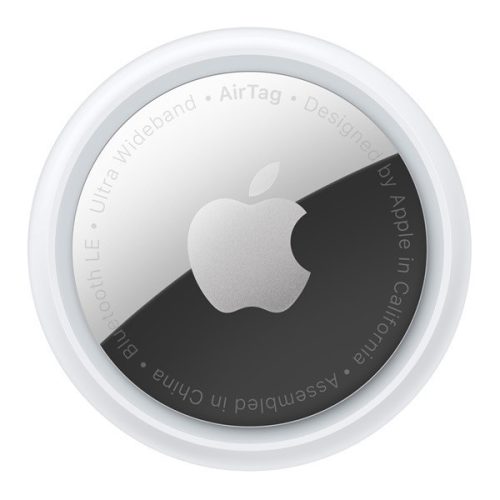Apple AirTag  nyomkövető, Bluetooth, NFC, gyorsulásmérő, vízálló, Apple, fehér, gyári, 1 db / csomag