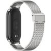 Xiaomi Mi Smart Band 8 / 9, fém pótszíj, milánói stílus, TP MilaneseBand, ezüst