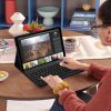 Huawei Honor Pad X8a (11.0), Bluetooth billentyűzetes mappa tok, érintőceruza tartó, érintőceruza nélkül, TP SC Pen Holder + Keyboard, fekete