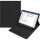 Apple iPad 10.9 (2022) / iPad 11 (2025), Bluetooth billentyűzetes mappa tok, érintőceruza tartó, érintőceruza nélkül, TP SC Pen Holder + Keyboard, fekete