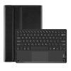 Apple iPad Air 13 (2024 / 2025), Bluetooth billentyűzetes, mappa tok, Touch Pad, mágneses rögzítés, Wooze Simple Touch, fekete