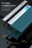 Xiaomi 14, Oldalra nyíló tok, stand, Wooze Silver Line, sötétkék