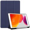 Apple iPad Air 13 (2024 / 2025), mappa tok, érintőceruza tartó, érintőceruza nélkül, Smart Case, Wooze Trifold Pencil Holder, sötétkék