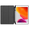 Apple iPad Air 13 (2024 / 2025), mappa tok, érintőceruza tartó, érintőceruza nélkül, Smart Case, Wooze Trifold Pencil Holder, sötétkék