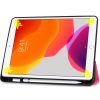 Apple iPad Air 13 (2024 / 2025), mappa tok, érintőceruza tartó, érintőceruza nélkül, Smart Case, Wooze Trifold Pencil Holder, sötétkék