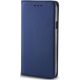 Xiaomi Redmi 14C / Poco C75, Oldalra nyíló tok, stand, Smart Magnet, sötétkék
