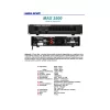MAX2500 Plus Végerősítő, 2x750W/4Ohm