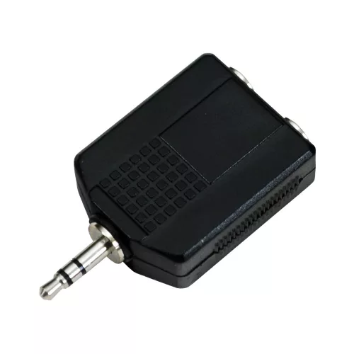 ADA-084 3.5 Jack(p) - 2x3.5 Jack(m) átalakító, sztereó