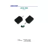 ADA-084 3.5 Jack(p) - 2x3.5 Jack(m) átalakító, sztereó