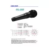 AVL-2600 Dinamikus mikrofon