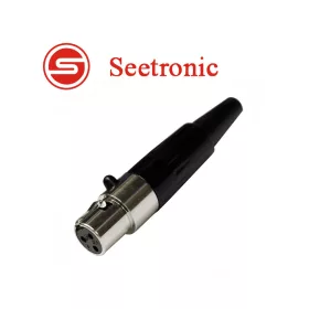 ST101 Mini XLR lengő mama csatlakozó, 3 pólusú