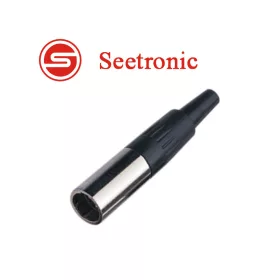 ST102 Mini XLR lengő papa csatlakozó, 3 pólusú