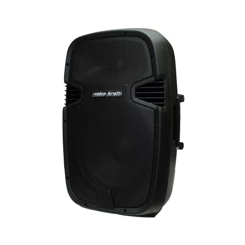 LK-1679-2-15B Aktív műa. hangfal, 15", 200/400W, FM rádióval, MP3, távirányító, Bluetooth, passzív hangfal kimenet
