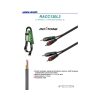 RACC130L3 2xRCA - 2xRCA kábel, 3m