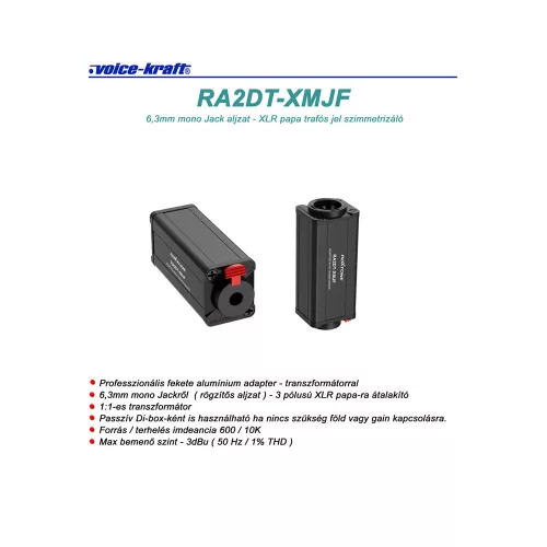 RA2DT-XMJF Passzív Di-box