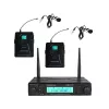 JRU-602/LT-4A/PT-51C UHF zsebadós mikrofon szett 2 db csíptetős mikrofonnal