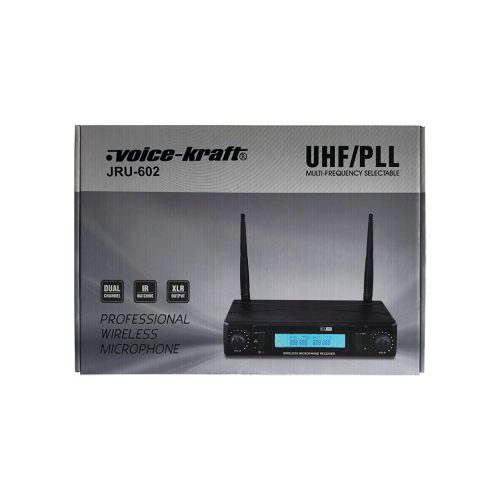 JRU-602/LT-4A/PT-51C UHF zsebadós mikrofon szett 2 db csíptetős mikrofonnal