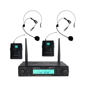   JRU-602/HT-11A/PT-51C UHF zsebadós mikrofon szett 2 db fejmikrofonnal