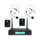JRU-602/HT-11A/PT-51C UHF zsebadós mikrofon szett 2 db fejmikrofonnal