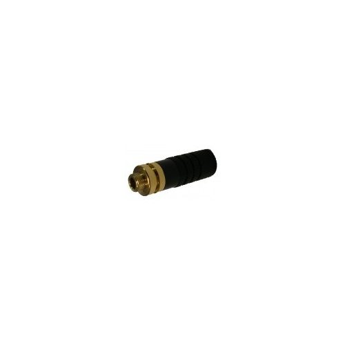 WorldMix 3,5 jack aljzat – sztereó 3,5 mm, aranyozott érintkező, M4 menettel a dugóhoz rögzíthető, fekete fém ház, 4,4 mm vastag kábelhez, Sennheiser kompatibilis
