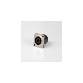   WorldMix 4 pólusú hangfalcsatlakozó – beépíthető, D házas, ezüstözött érintkezők, fém ház